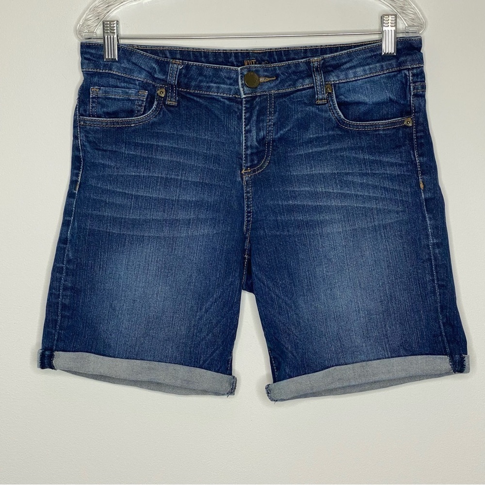 Kut from the Kloth Dark Wash Bermuda Short